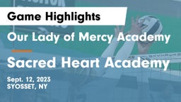 Our Lady of Mercy Academy vs Sacred Heart Academy Game Highlights - Sept. 12, 2023