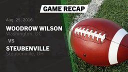 Recap: Woodrow Wilson  vs. Steubenville  2016