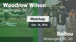 Matchup: Wilson  vs. Ballou  2016