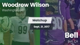 Matchup: Wilson  vs. Bell  2017