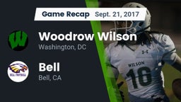 Recap: Woodrow Wilson  vs. Bell  2017