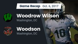 Recap: Woodrow Wilson  vs. Woodson  2017
