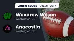 Recap: Woodrow Wilson  vs. Anacostia  2017