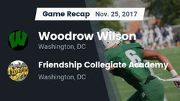 Recap: Woodrow Wilson  vs. Friendship Collegiate Academy  2017