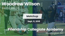 Matchup: Wilson  vs. Friendship Collegiate Academy  2018
