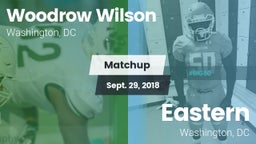 Matchup: Wilson  vs. Eastern  2018