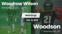 Matchup: Wilson  vs. Woodson  2018