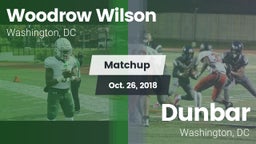 Matchup: Wilson  vs. Dunbar  2018