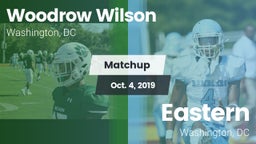 Matchup: Wilson  vs. Eastern  2019