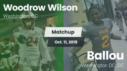 Matchup: Wilson  vs. Ballou  2019