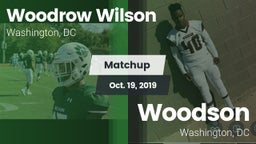 Matchup: Wilson  vs. Woodson  2019