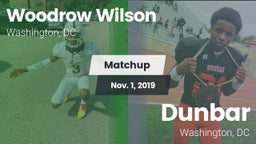 Matchup: Wilson  vs. Dunbar  2019