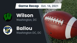 Recap: Wilson  vs. Ballou  2021