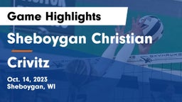 Sheboygan Christian  vs Crivitz Game Highlights - Oct. 14, 2023