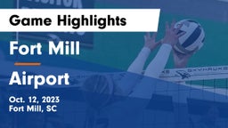 Fort Mill  vs Airport Game Highlights - Oct. 12, 2023