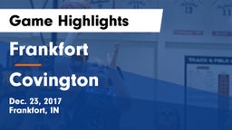 Frankfort  vs Covington  Game Highlights - Dec. 23, 2017
