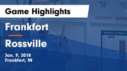 Frankfort  vs Rossville  Game Highlights - Jan. 9, 2018
