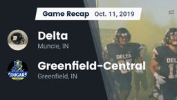 Recap: Delta  vs. Greenfield-Central  2019