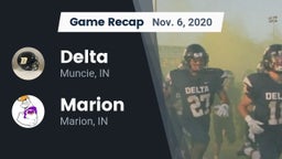 Recap: Delta  vs. Marion  2020