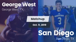 Matchup: George West vs. San Diego  2019