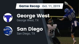 Recap: George West  vs. San Diego  2019