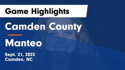 Camden County  vs Manteo  Game Highlights - Sept. 21, 2023
