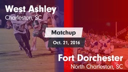 Matchup: West Ashley High vs. Fort Dorchester  2016