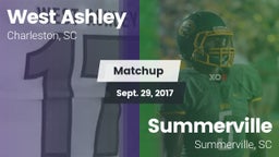 Matchup: West Ashley High vs. Summerville  2017