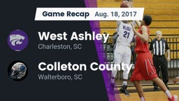 Recap: West Ashley  vs. Colleton County  2017