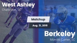 Matchup: West Ashley High vs. Berkeley  2018