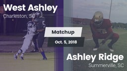 Matchup: West Ashley High vs. Ashley Ridge  2018