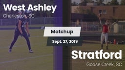 Matchup: West Ashley High vs. Stratford  2019