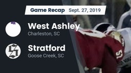 Recap: West Ashley  vs. Stratford  2019