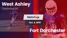 Matchup: West Ashley High vs. Fort Dorchester  2019