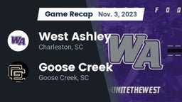 Recap: West Ashley  vs. Goose Creek  2023