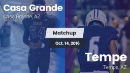 Matchup: Casa Grande High vs. Tempe  2016