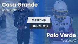 Matchup: Casa Grande High vs. Palo Verde  2016