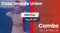 Matchup: Casa Grande Union vs. Combs  2017