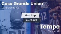 Matchup: Casa Grande Union vs. Tempe  2017