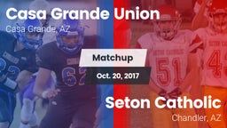 Matchup: Casa Grande Union vs. Seton Catholic  2017