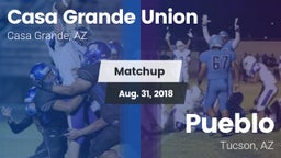 Matchup: Casa Grande Union vs. Pueblo  2018