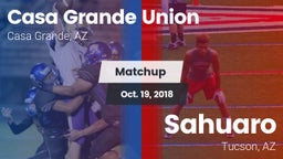 Matchup: Casa Grande Union vs. Sahuaro  2018