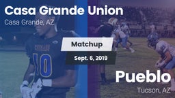 Matchup: Casa Grande Union vs. Pueblo  2019