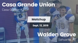 Matchup: Casa Grande Union vs. Walden Grove  2019