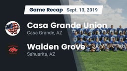 Recap: Casa Grande Union  vs. Walden Grove  2019