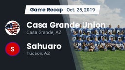 Recap: Casa Grande Union  vs. Sahuaro  2019