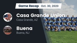 Recap: Casa Grande Union  vs. Buena  2020