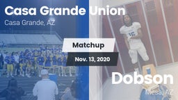 Matchup: Casa Grande Union vs. Dobson  2020