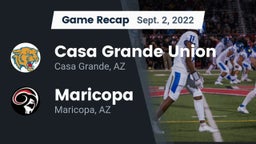 Recap: Casa Grande Union  vs. Maricopa  2022