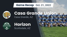 Recap: Casa Grande Union  vs. Horizon  2022